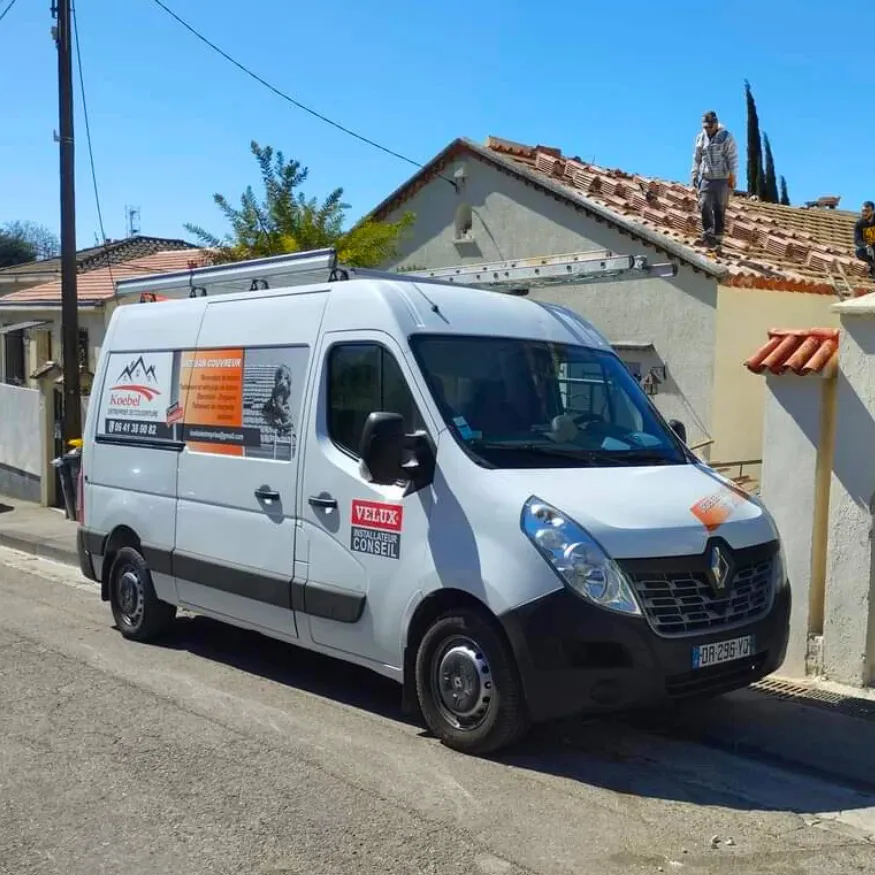 Entreprise Artisan Couvreur Koebel camion
